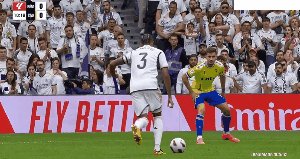 球探体育比分网-【西甲】卜拉欣传射贝林厄姆破门 皇马3比0加的斯